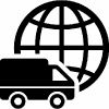international-logistics-delivery-truck-symbol-with-world-grid-behind