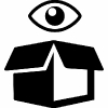 view-symbol-on-delivery-opened-box