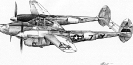 P-38_Lightning__sketch