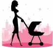 Woman_w_baby_carriage_silhouette_T