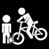 fiets bots persoon