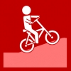 fietsen helling rood