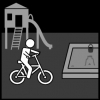 fietsen speelplaats