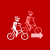 fietsen voorbijsteken rood
