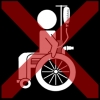 infuus rolstoel kruis rood