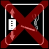 lift roken kruis rood