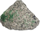 Metatorbernite__green_platy_crystals_on_granite