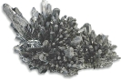 Stibnite__large_spray_of_silver_black_prismatic_crystals