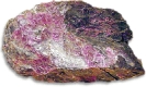 Stichtite__on_Serpentine__hydrous_Magnesium_Chromate_and_Carbonate