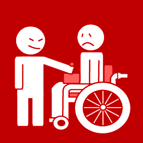 elektrische rolstoel prutsen rood