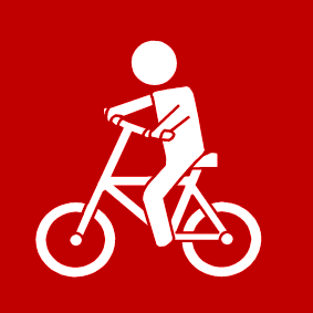 fietsen rood