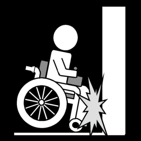rolstoel bots muur elektrisch