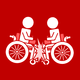 rolstoel bots rolstoel elektrisch rood