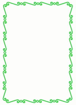green_spirals_border