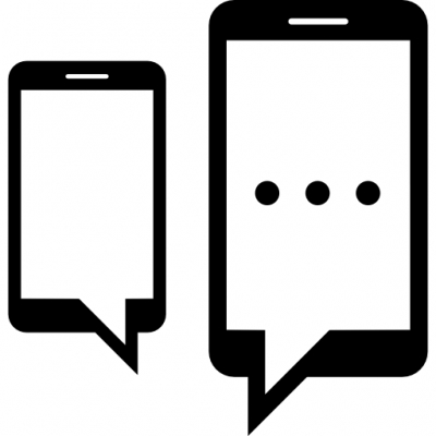 chat-between-two-smartphones