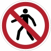 Verboden voor voetgangers