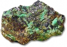 Silver__Native_Element_with_chrysocolla_and_jalpaite